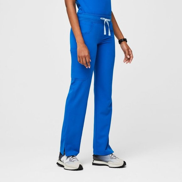 Figs Pants - FIGS Women's Kade Cargo Scrub Pants Color Royal Blue Size Tall Large